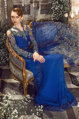 MBROIDERED - COBALT BLUE BD-2704 - Riwayah