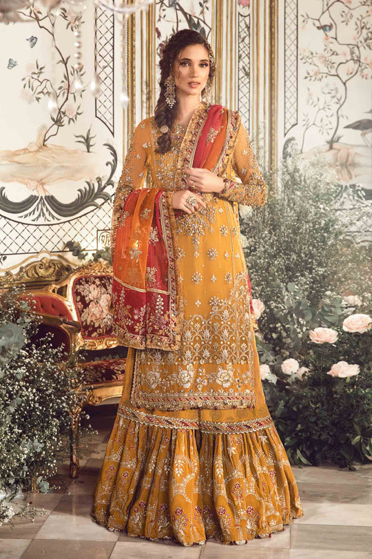 MBROIDERED - MUSTARD BD-2707 - Riwayah