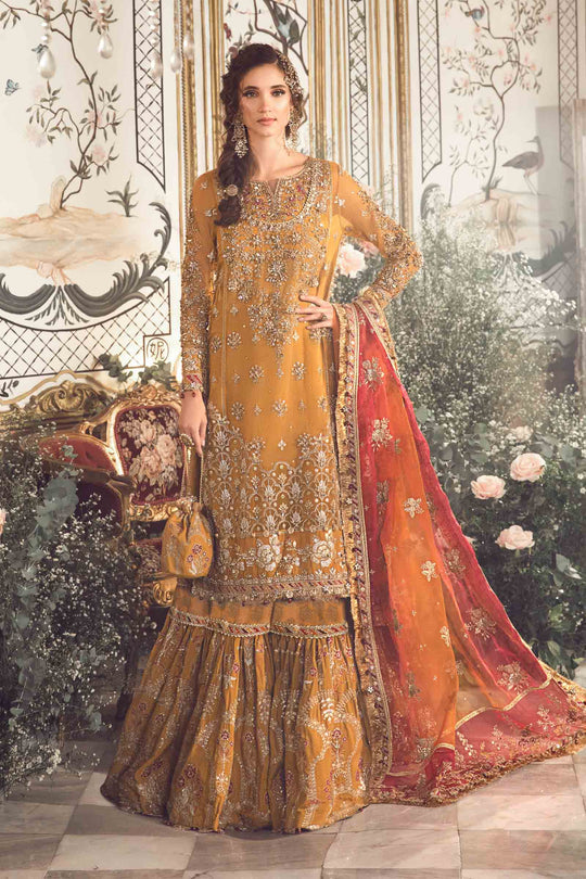 MBROIDERED - MUSTARD BD-2707 - Riwayah