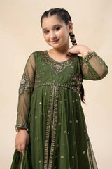 3 Piece Embroidered Net Suit | MKS-W24-25