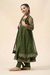 3 Piece Embroidered Net Suit | MKS-W24-25