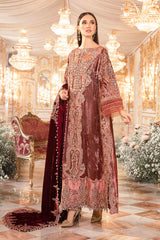 MBROIDERED - SALMON PINK BD-2701 - Riwayah