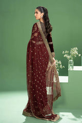 Embroidered Net Saree | SF-W24-11