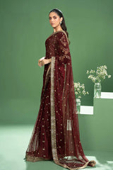 Embroidered Net Saree | SF-W24-11