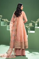 3 Piece Embroidered Organza Suit | SF-W24-01