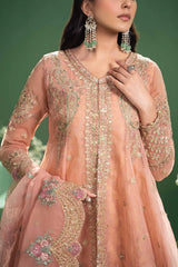 3 Piece Embroidered Organza Suit | SF-W24-01