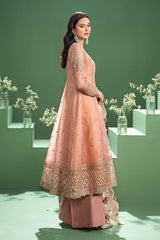 3 Piece Embroidered Organza Suit | SF-W24-01