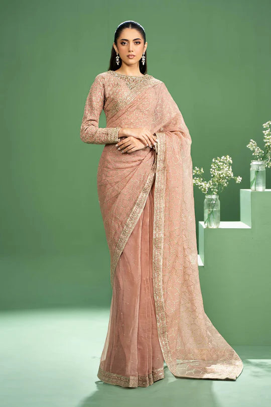 3 Piece Embroidered Tissue Suit | SF-W24-03