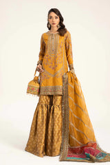 3 Piece Embroidered Organza Suit | SF-W24-18