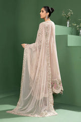 3 Piece Embroidered Organza Suit | SF-W24-46