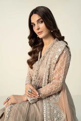 3 Piece Embroidered Organza Suit | SF-W24-7