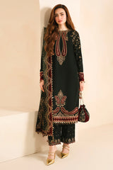 Embroidered Velvet Formal VF-2034