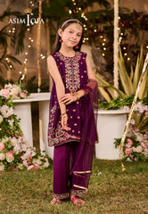 AJLK-08 EMBROIDERED POLY CHIFFON 3 PCS