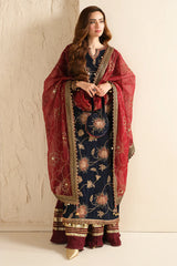 Embroidered Velvet Formal VF-2040