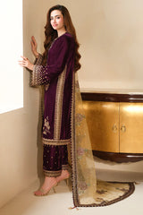 EMBROIDERED VELVET FORMAL VF-2032