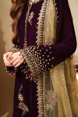 EMBROIDERED VELVET FORMAL VF-2032