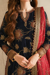 Embroidered Velvet Formal VF-2040