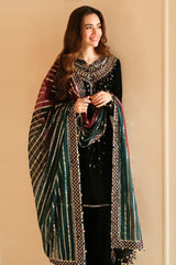 EMBROIDERED VELVET FORMAL VF-2037