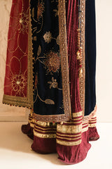 Embroidered Velvet Formal VF-2040