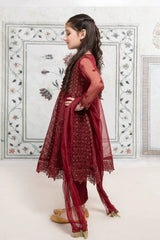 3 Piece Embroidered Suit | MKS-EF22-28R1