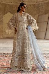 Stitched Green Embroidered Shirt + Trouser + Dupatta