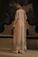 Stitched Festive Embroidered Organza Shirt + Plazo + Dupatta